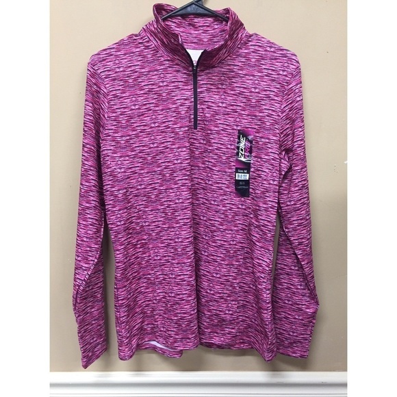 Zone Pro Half Zip Athletic Pullover Pink - Picture 1 of 2